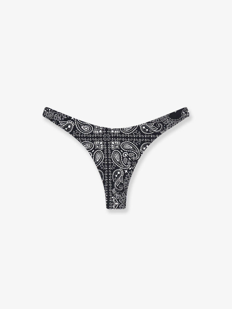 Stretch nylon bikini bottoms