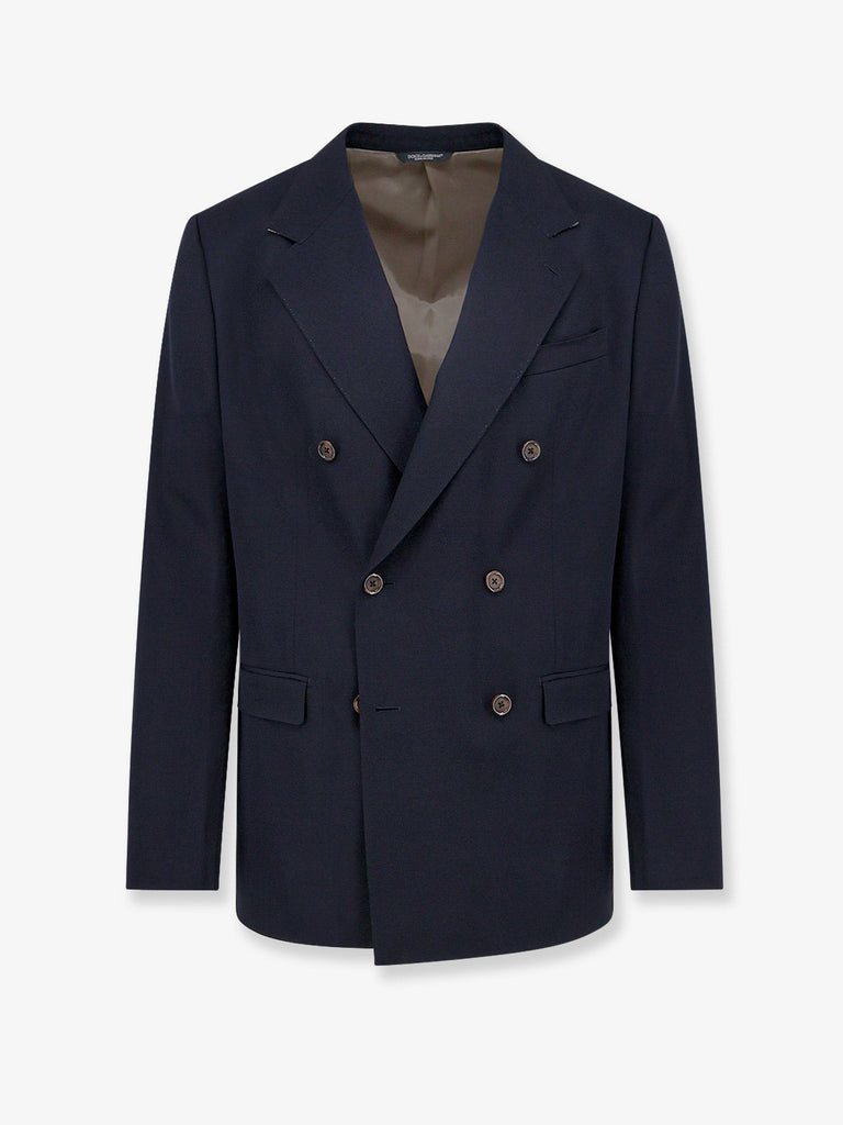 Stretch virgin wool blazer