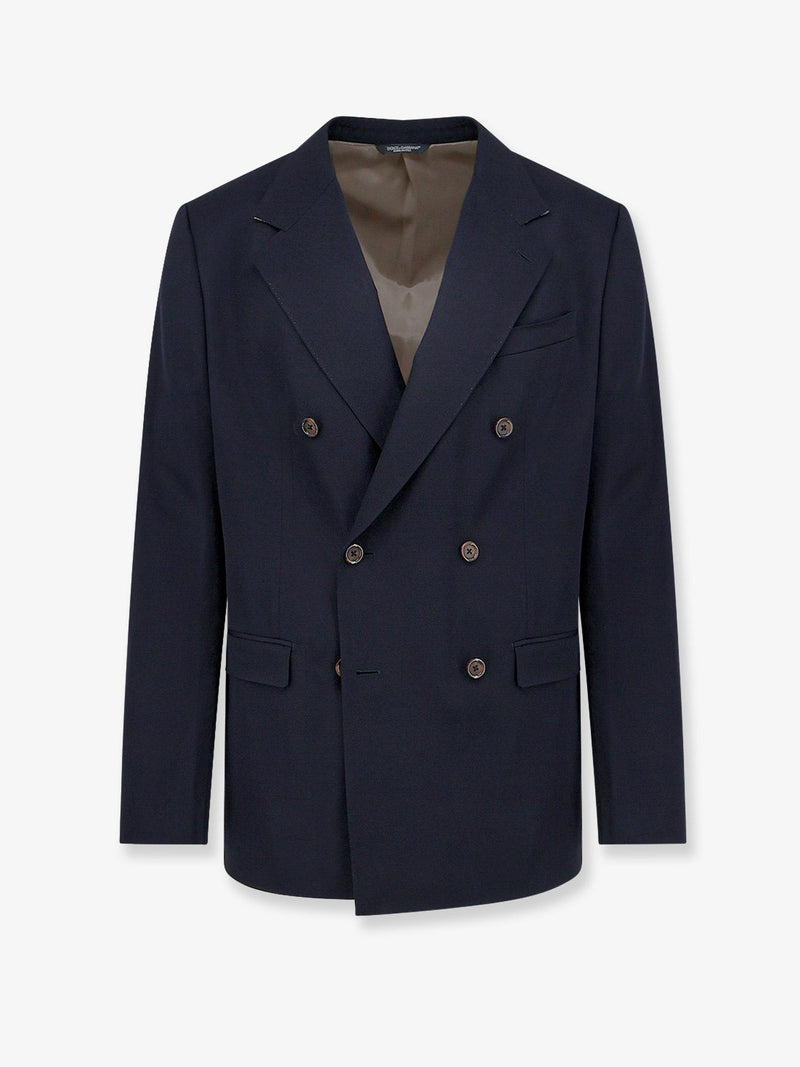 Stretch virgin wool blazer