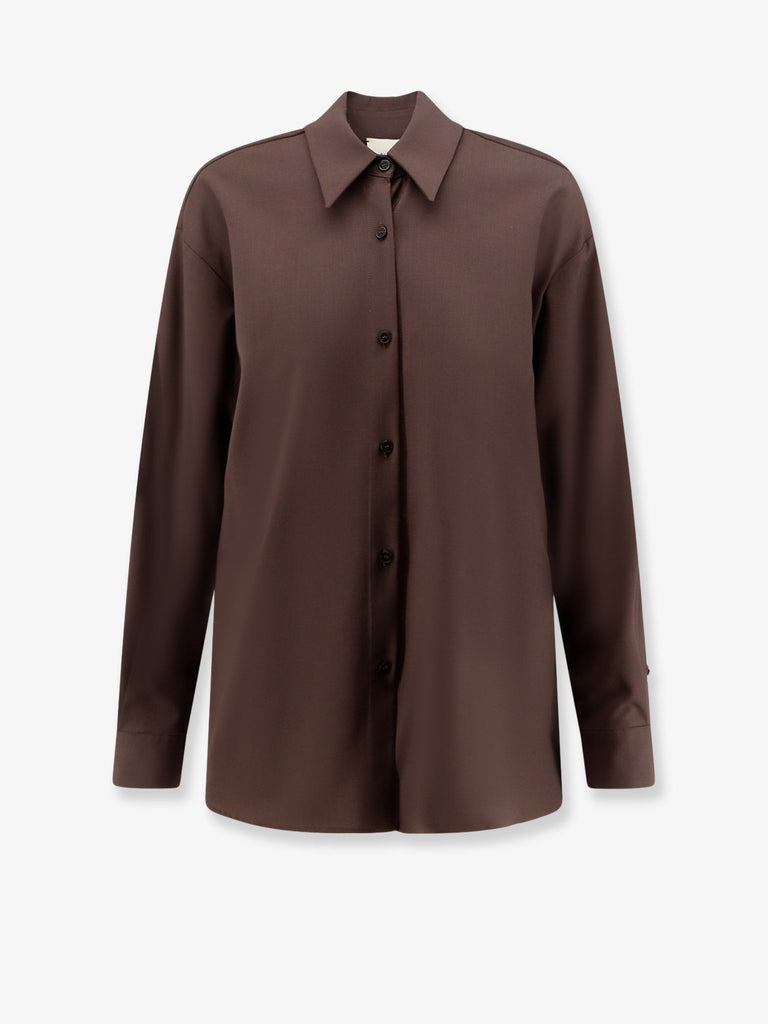 Stretch virgin wool shirt