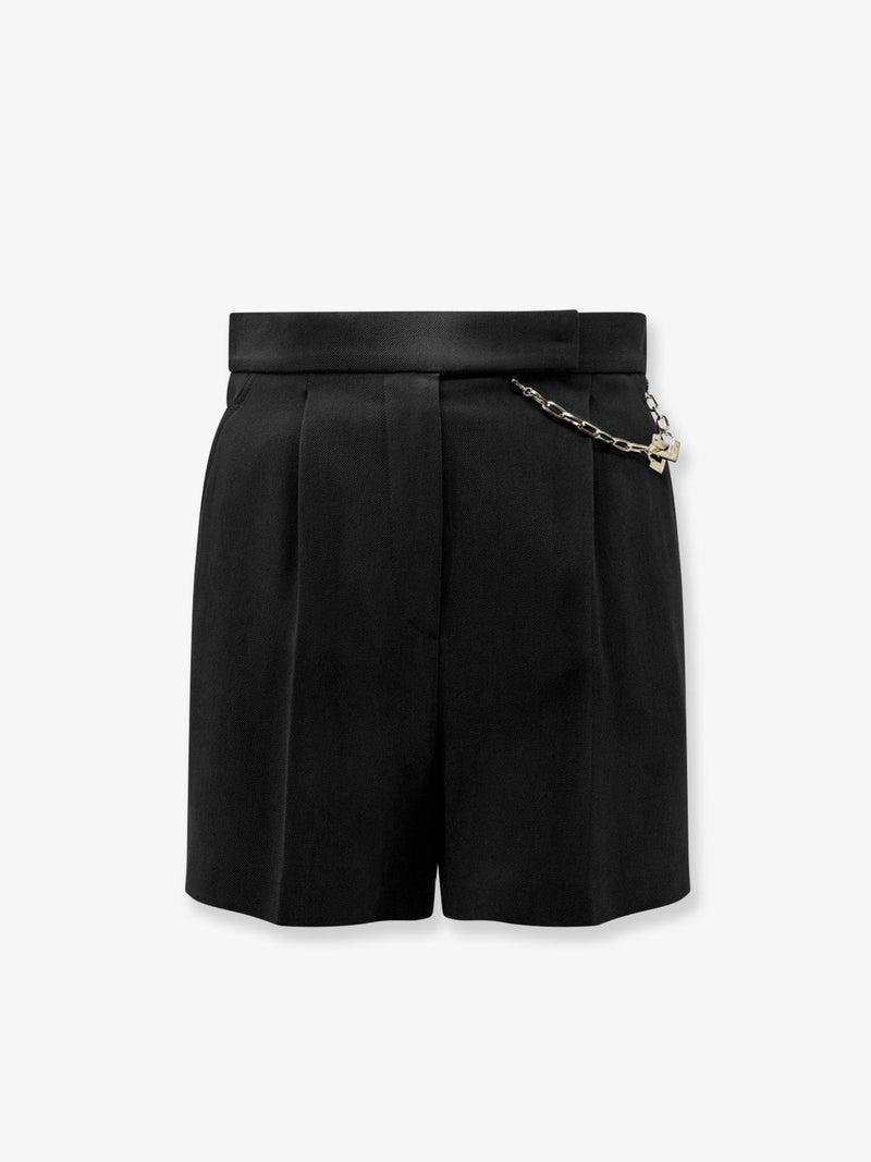 Stretch viscose shorts