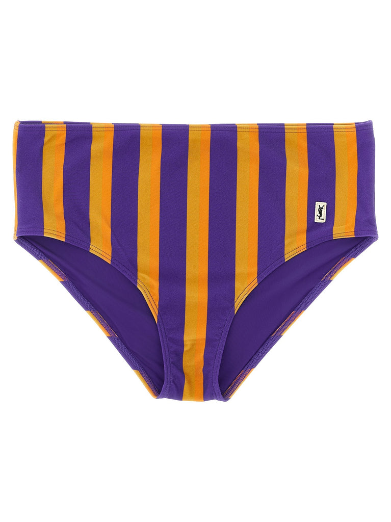 Striped bikini briefs