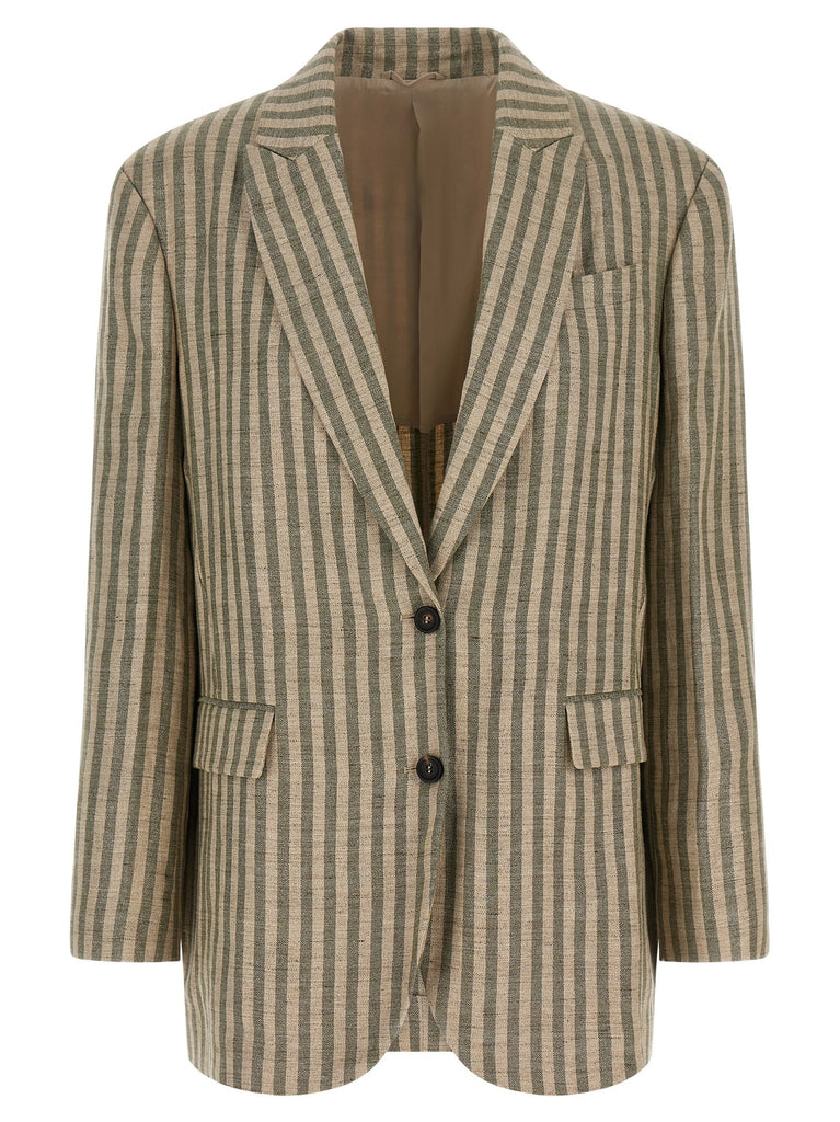 Striped blazer
