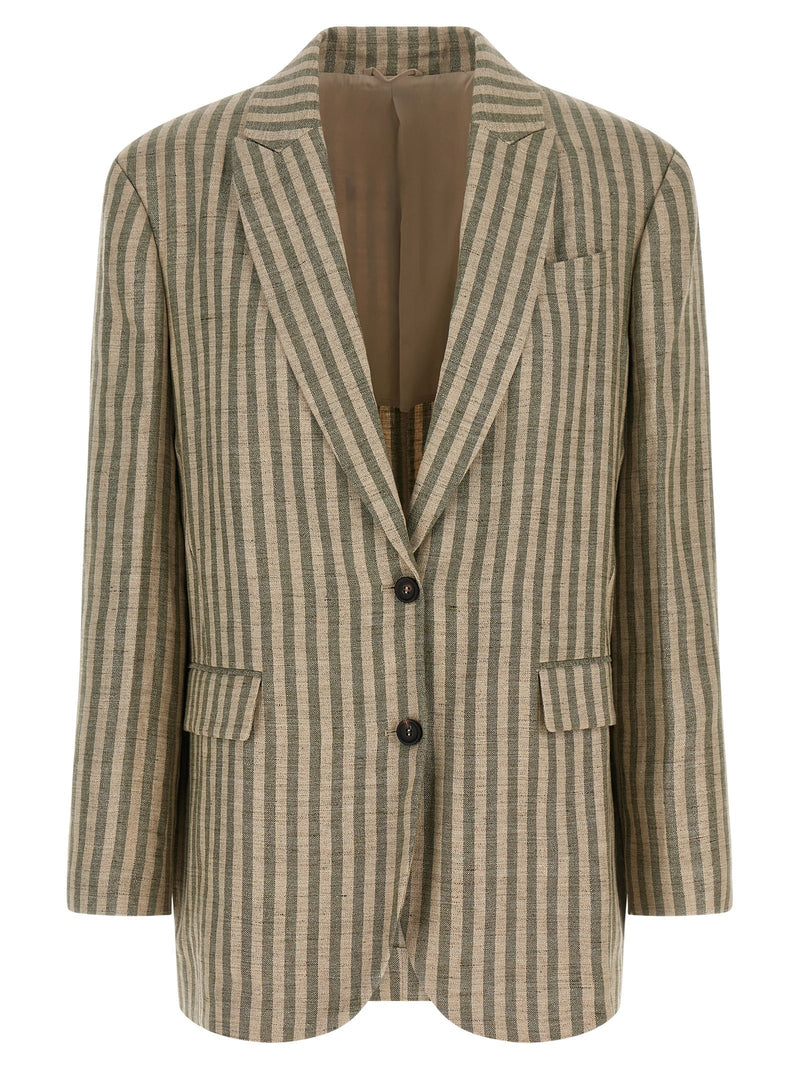 Striped blazer