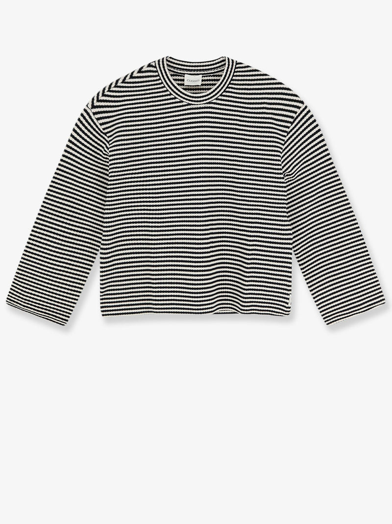 Striped cotton sweater