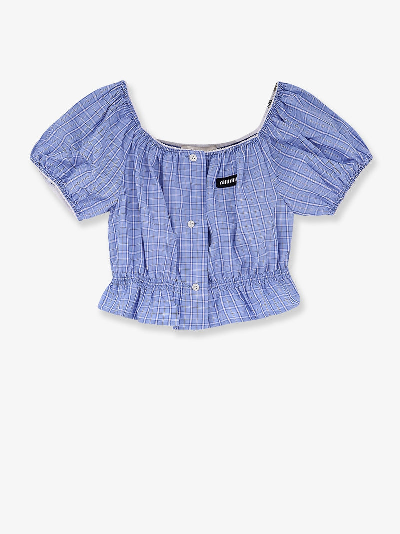 Striped cotton top