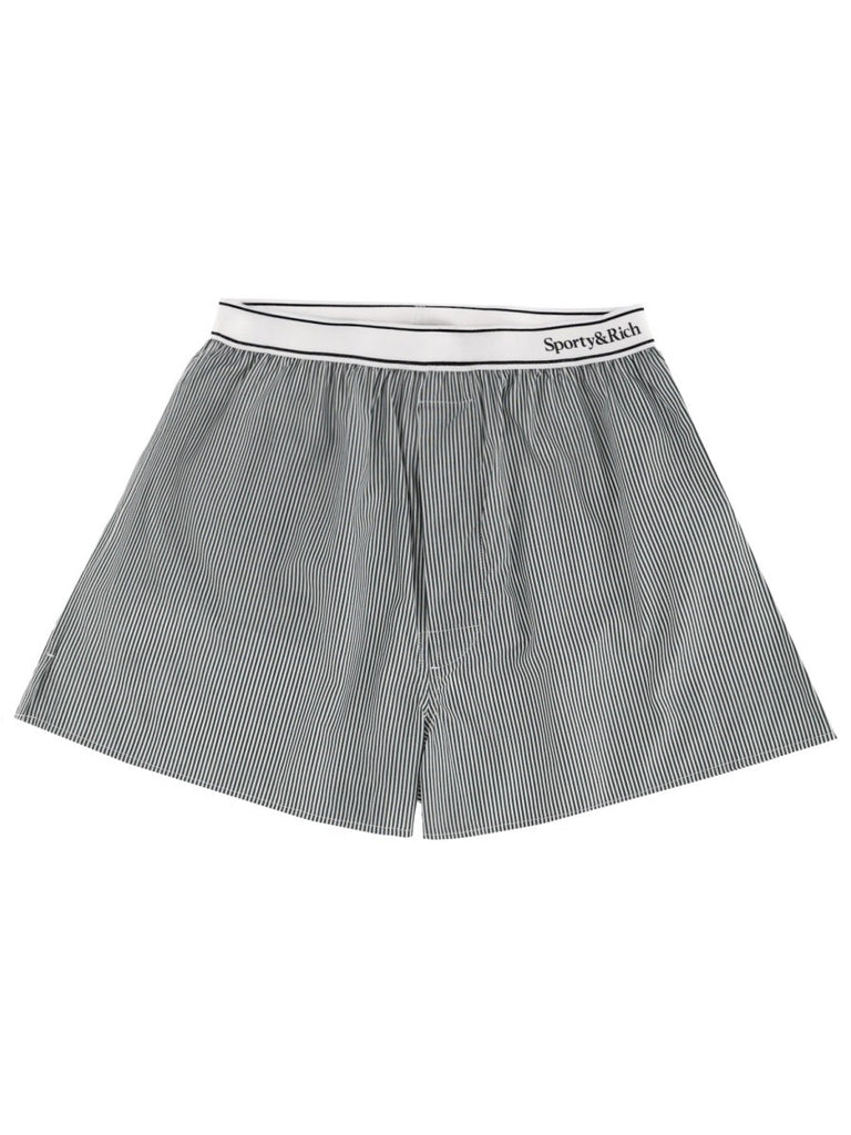 STRIPED LOGO SHORTS