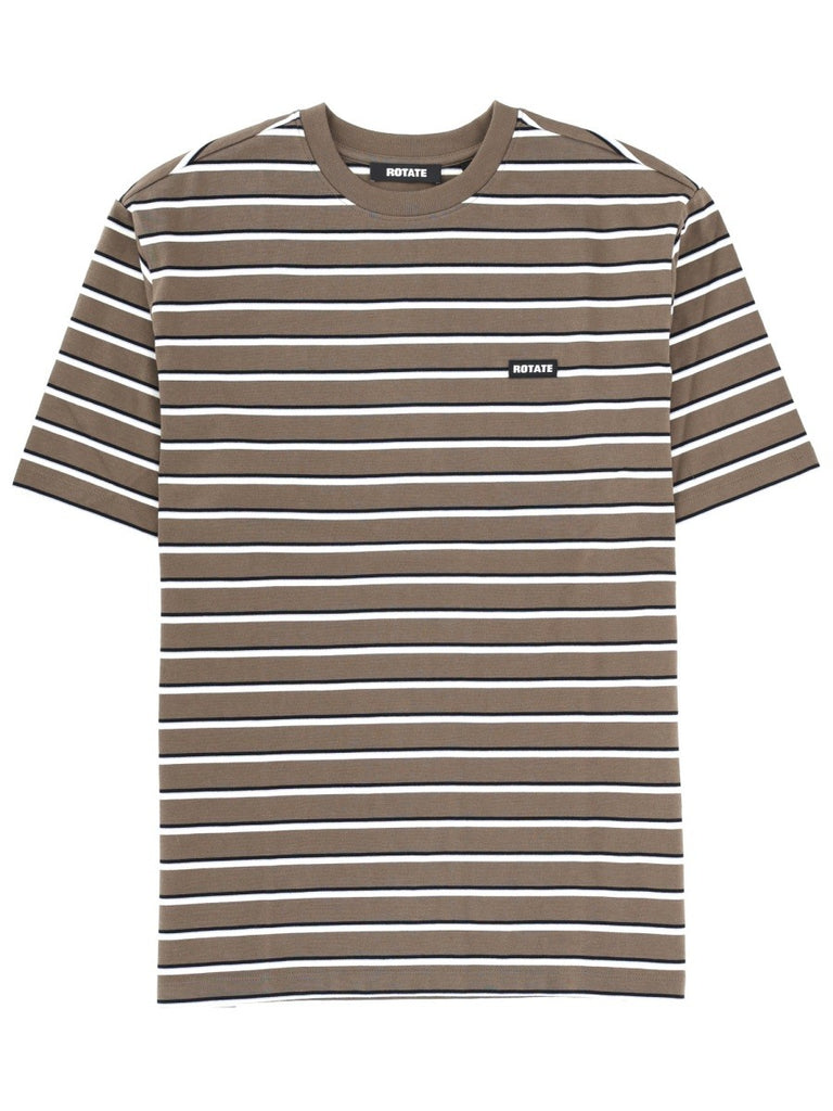 STRIPED LOGO T-SHIRT