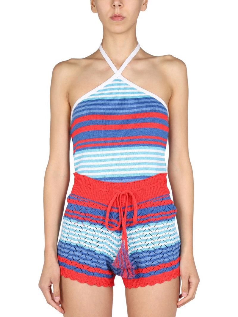 STRIPED PATTERN TOP