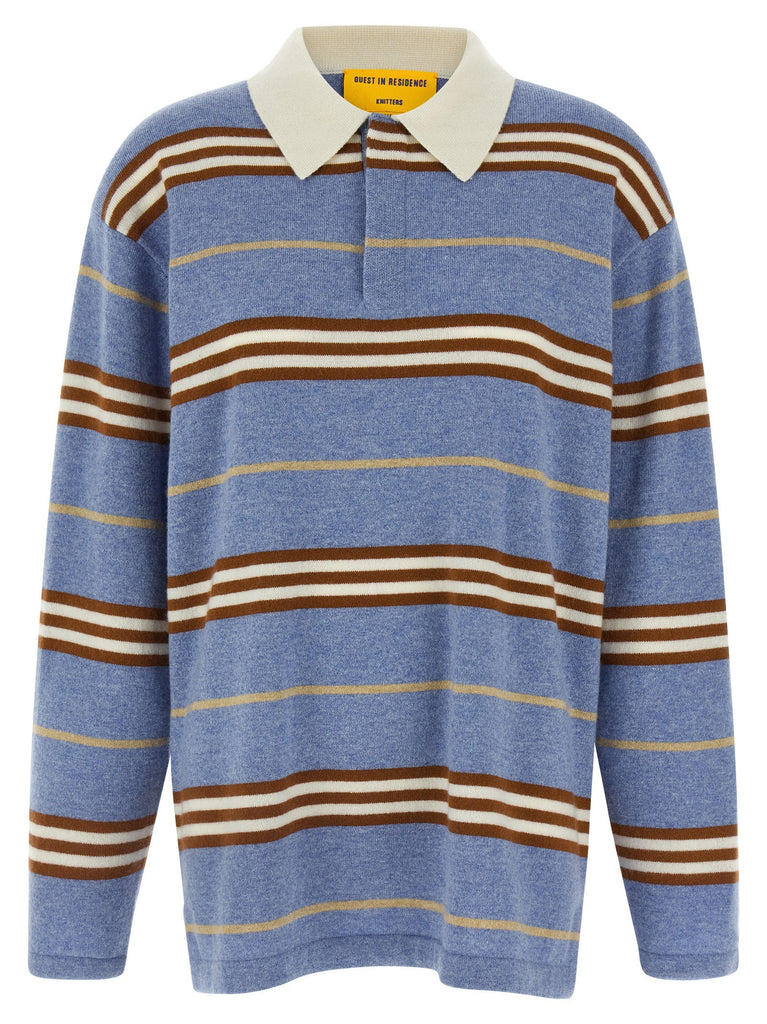 'Striped Rugby' polo shirt