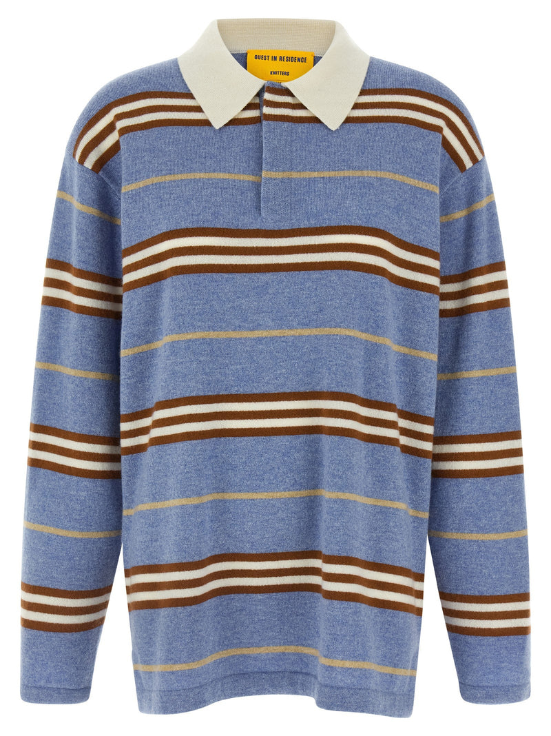 'Striped Rugby' polo shirt