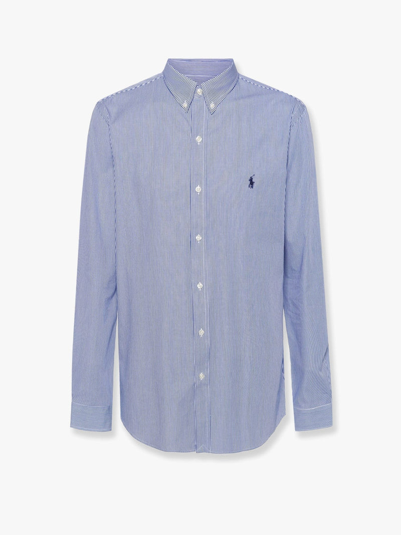 Striped stretch cotton shirt