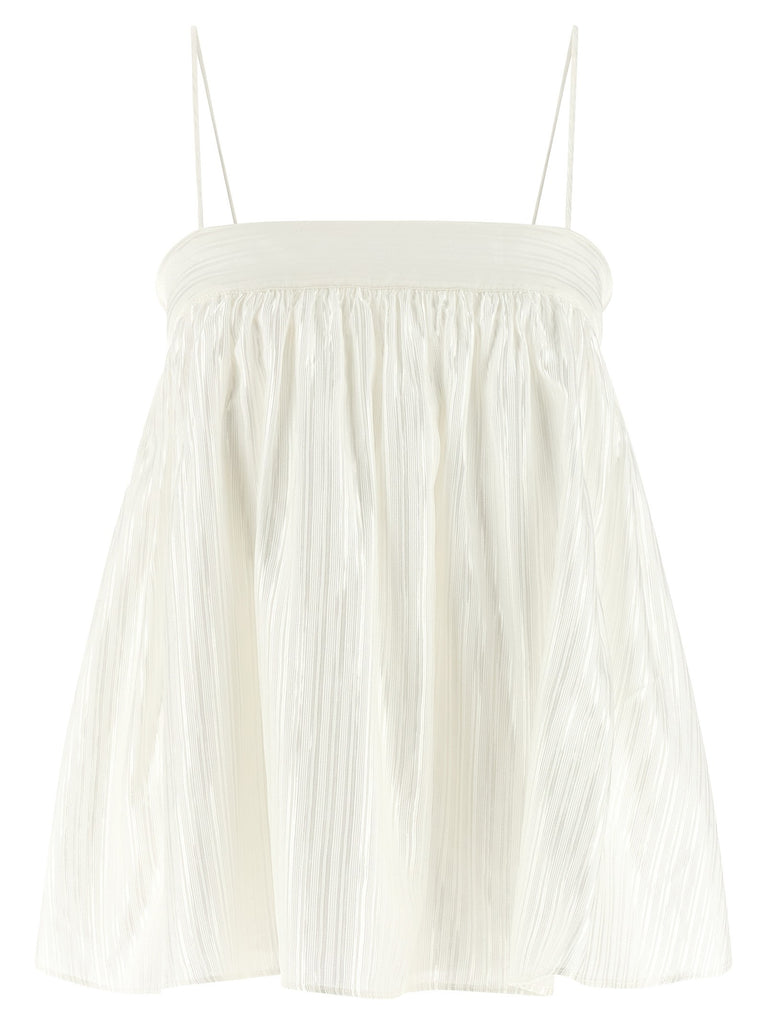 Striped viscose top