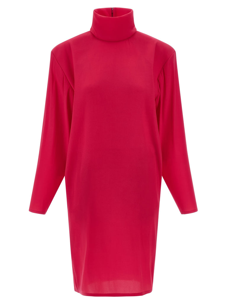 Structured shoulder dress
