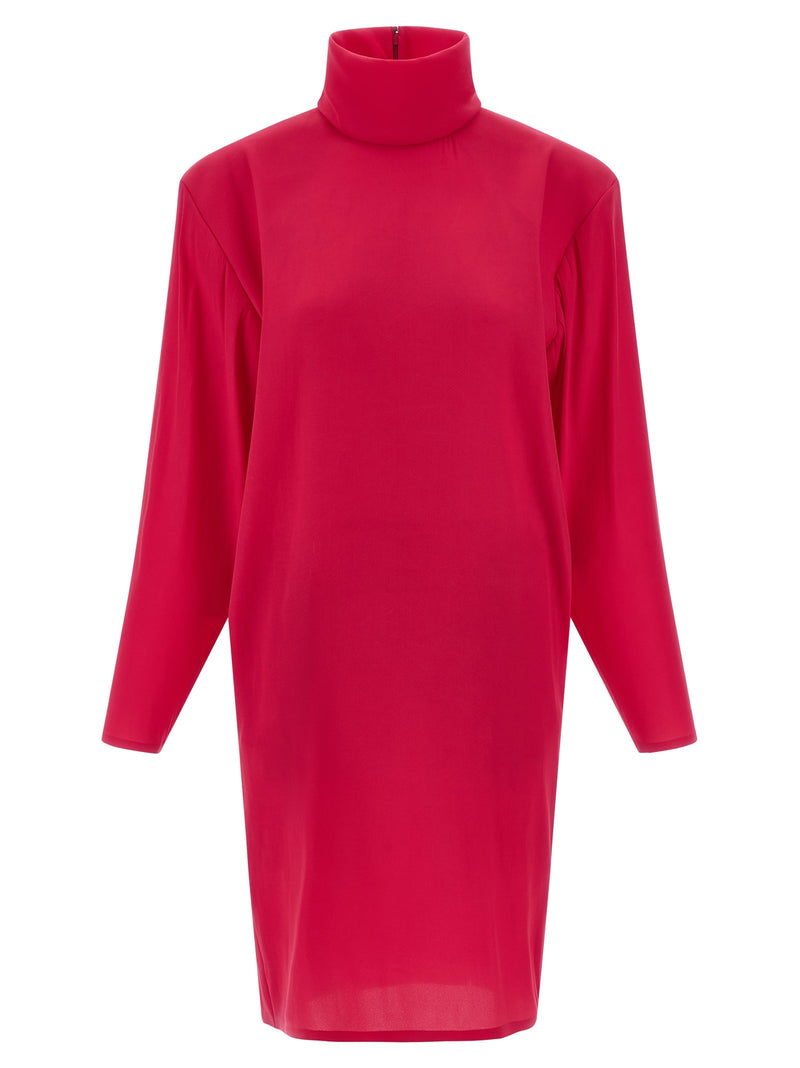Structured shoulder dress