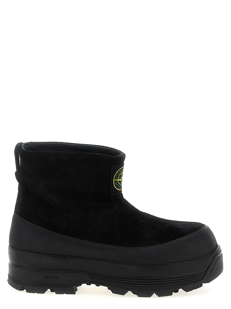 Suede ankle boots