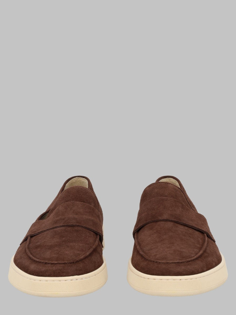 suede boat loafers