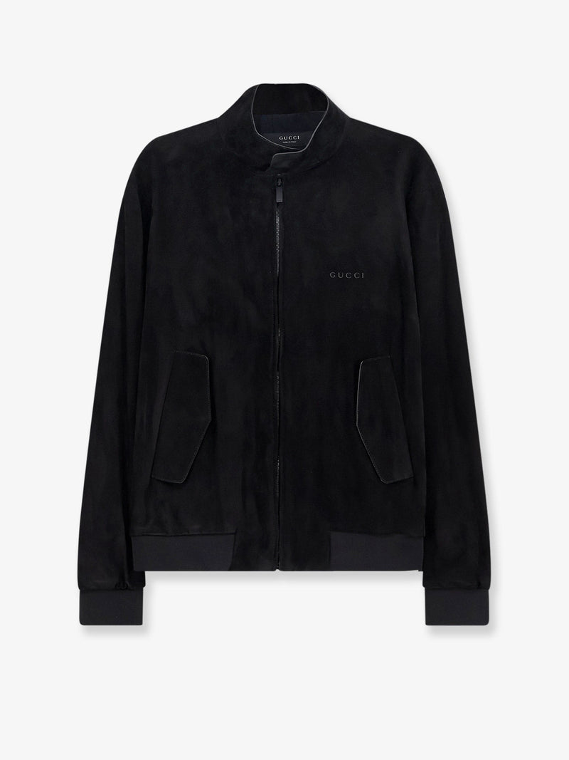 Suede bomber
