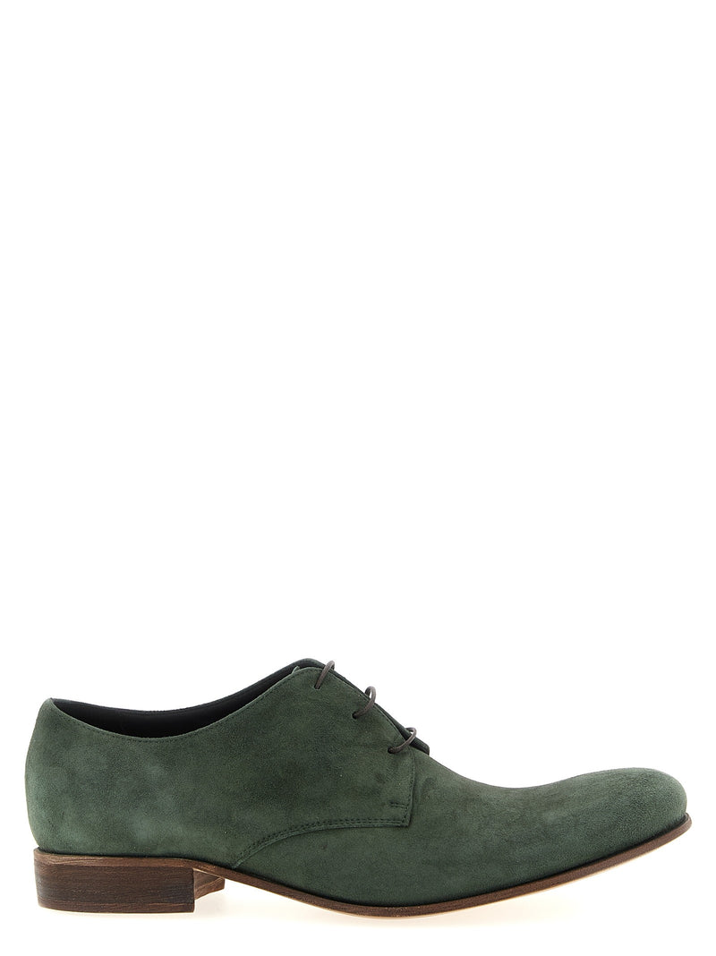 Suede lace up