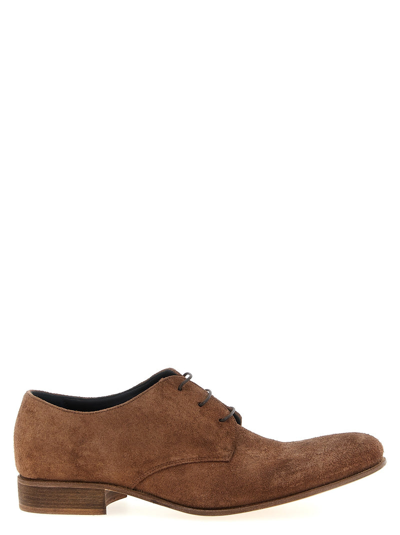 Suede lace up