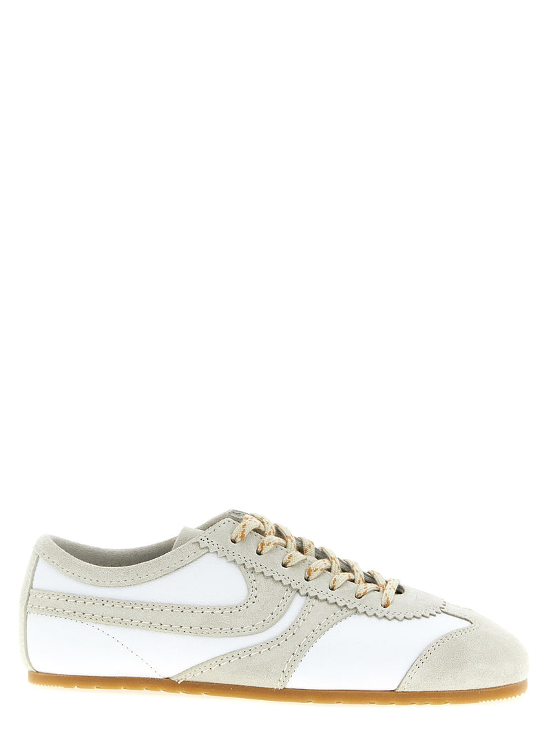 Suede sneakers