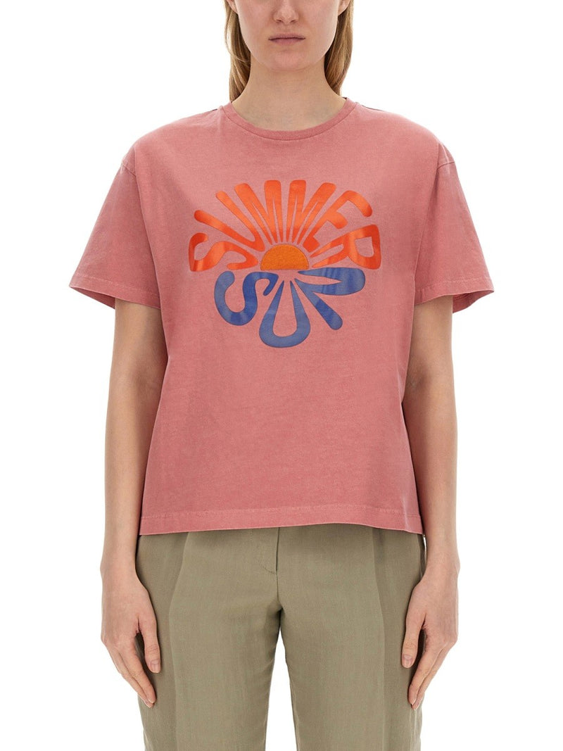 SUMMER SUN PRINT T-SHIRT