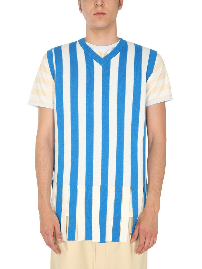 SWEATER WITH STRIPED PATTERN