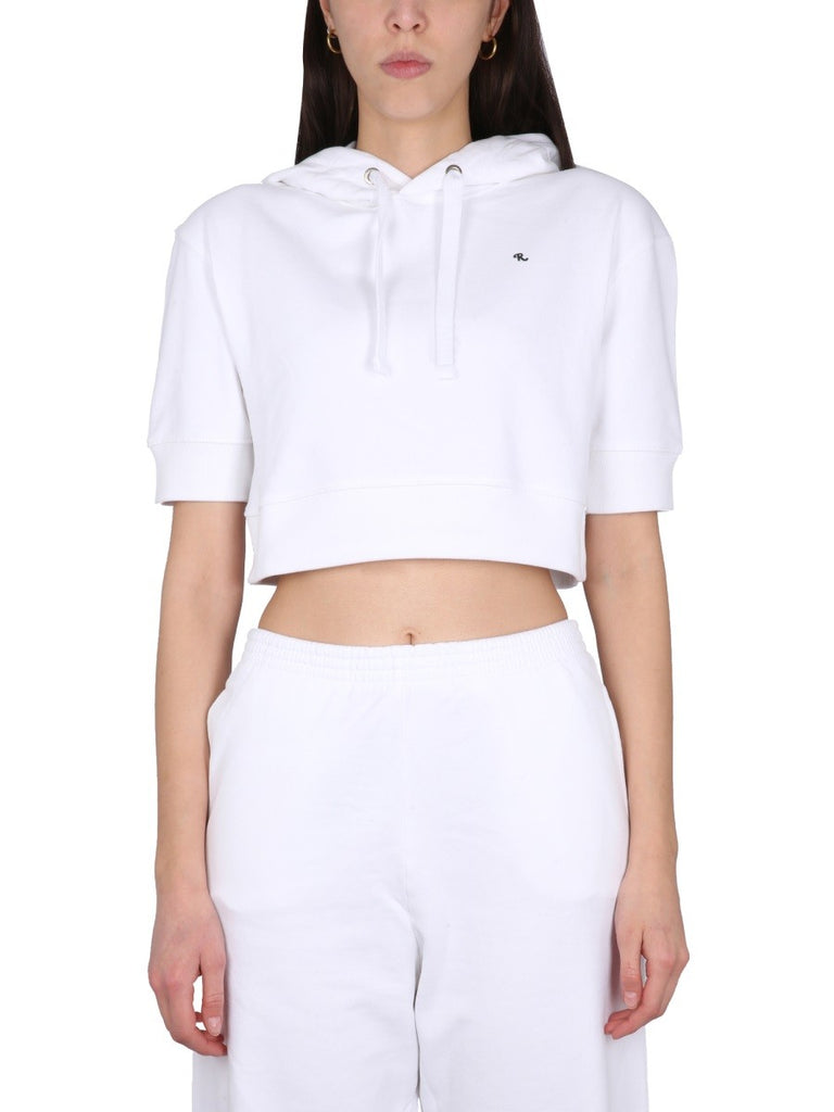 SWEATSHIRT WITH LOGO EMBROIDERY
