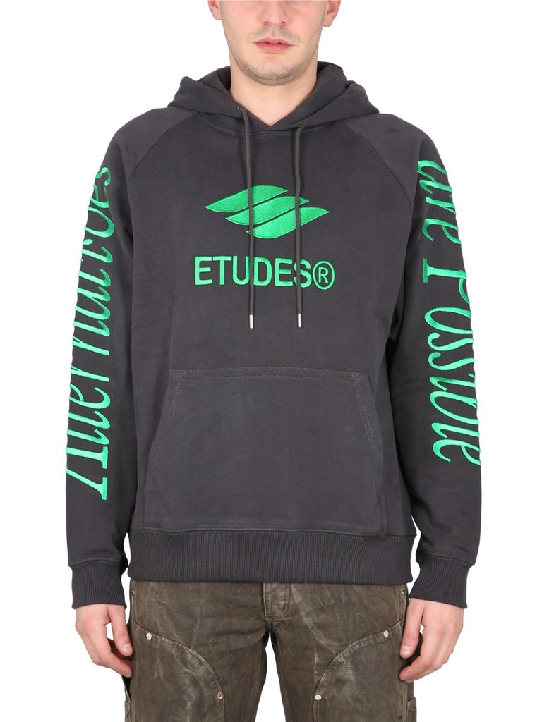 SWEATSHIRT WITH LOGO EMBROIDERY