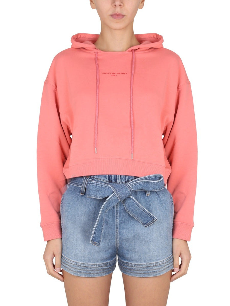 SWEATSHIRT WITH LOGO EMBROIDERY