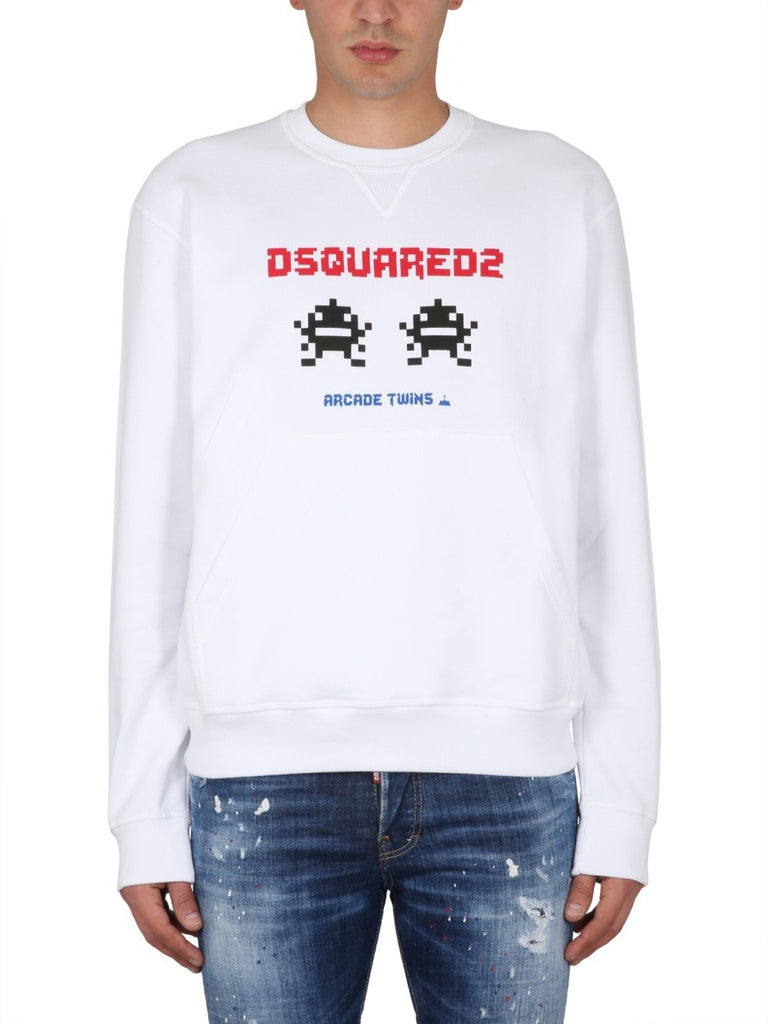 SWEATSHIRT WITH LOGO PRINT