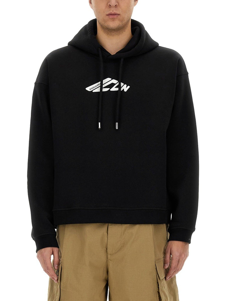 SWEATSHIRT WITH LOGO PRINT