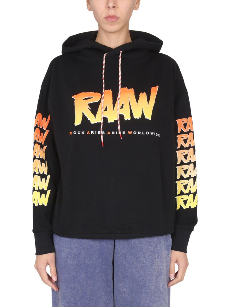 SWEATSHIRT WITH LOGO PRINT