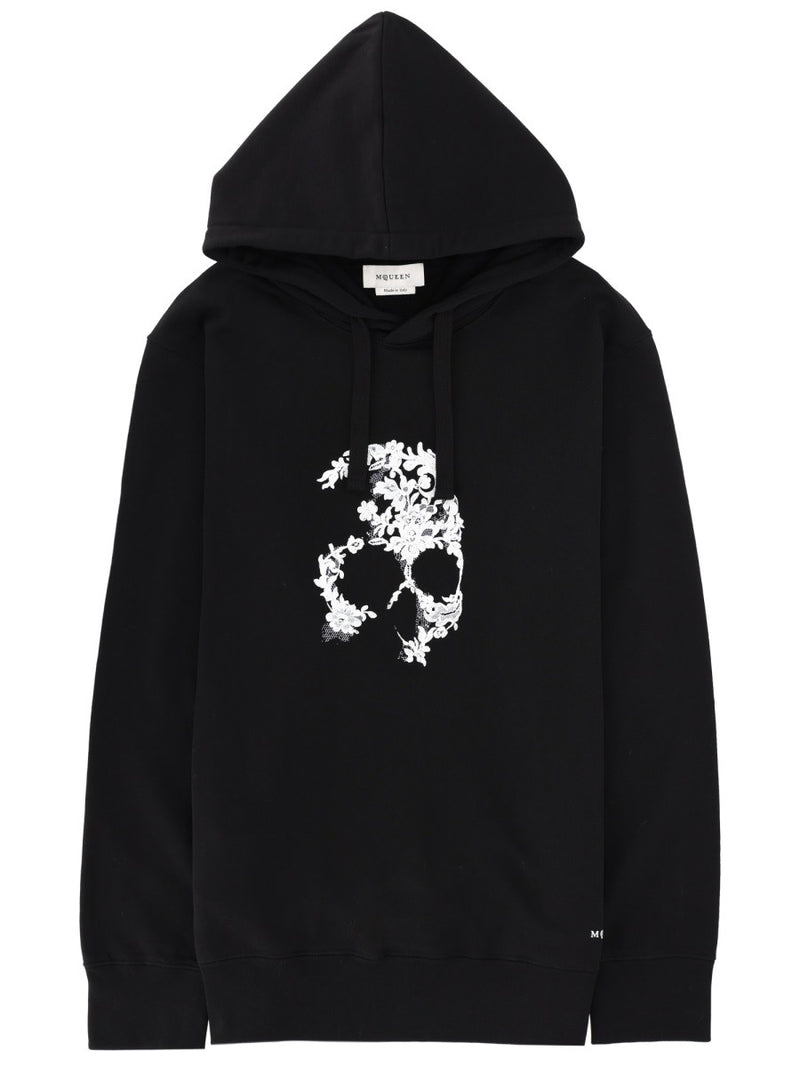 SWEATSHIRT WITH "SKULL MOTIF"