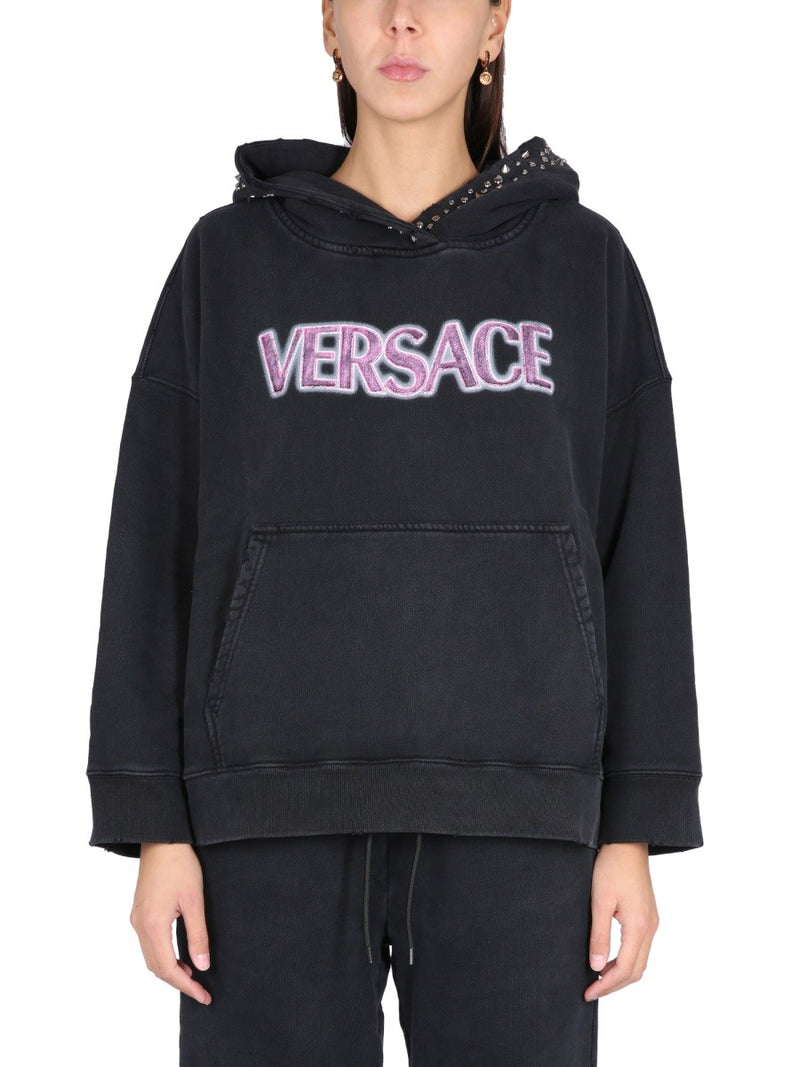 SWEATSHIRT WITH STUDS