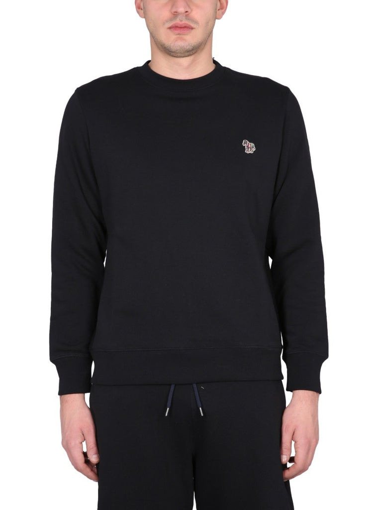 SWEATSHIRT WITH ZEBRA EMBROIDERY