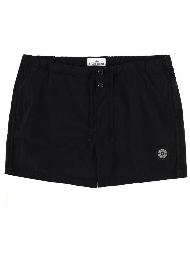 SWIMSUIT WITH LOGO PATCH