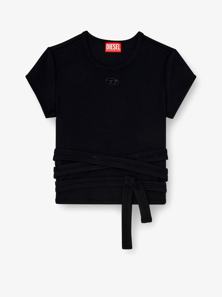 T-BUNNY-TAIL-S1 cotton T-shirt with tie bands