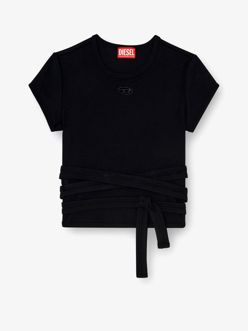 T-BUNNY-TAIL-S1 cotton T-shirt with tie bands