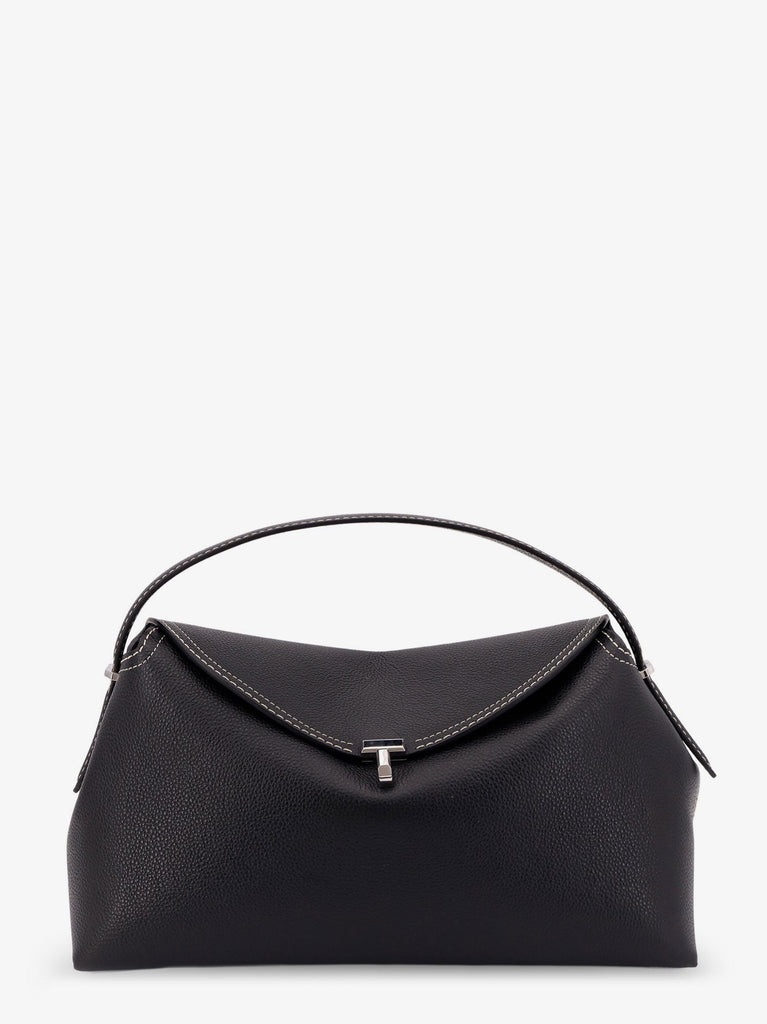 T-Lock hammered leather handbag