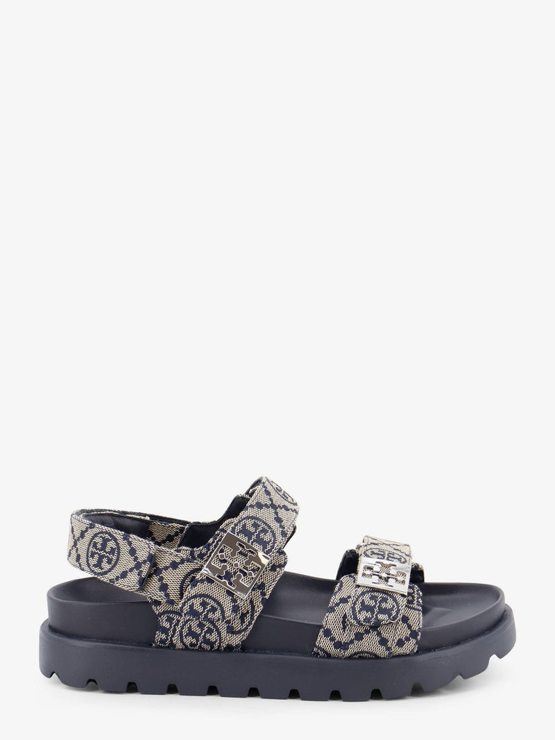 T Mono Perfect Monogram fabric sandals