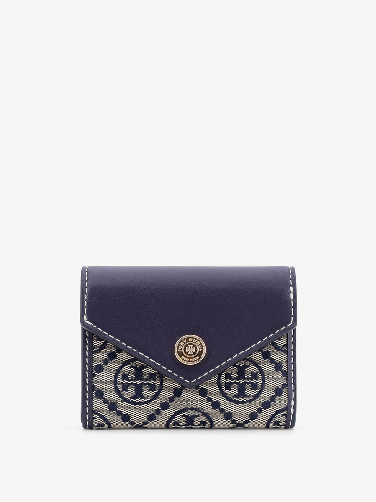 T Monogram Envelope leather and T monogram fabric wallet