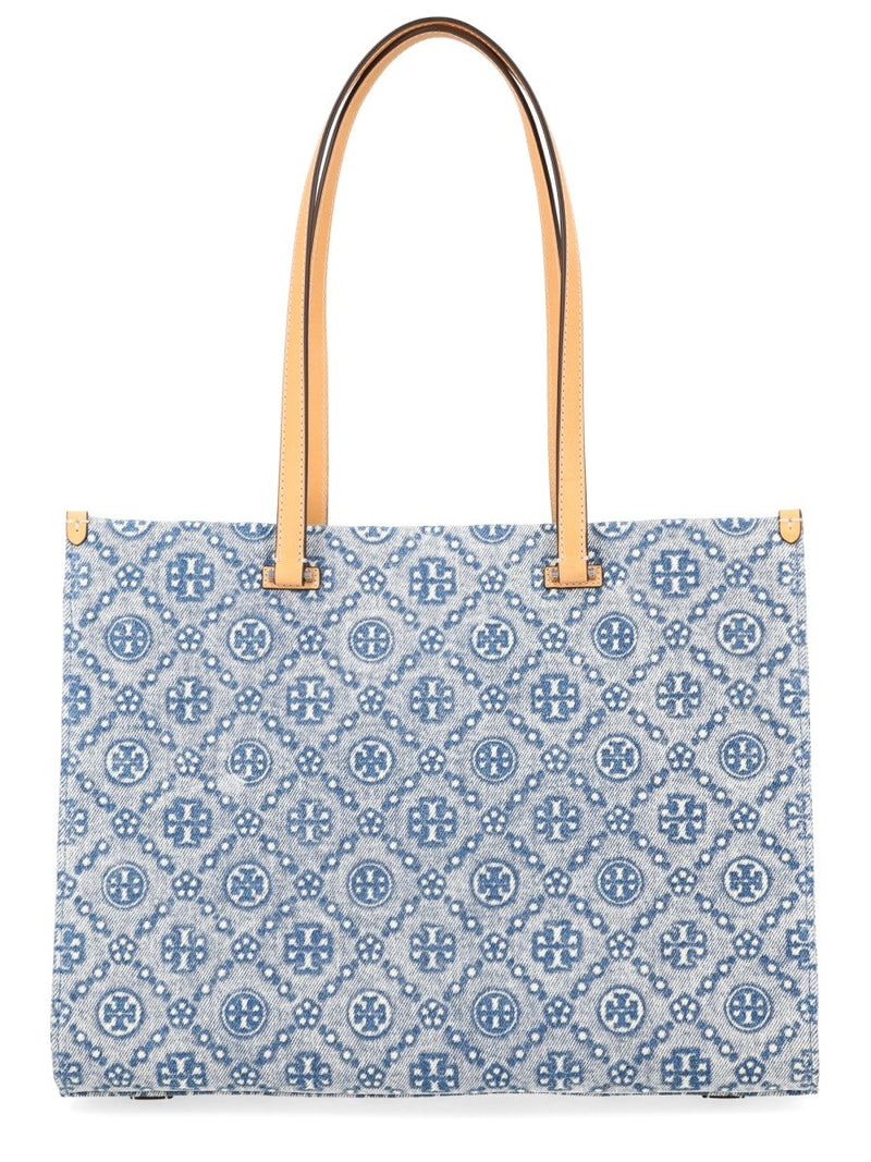 "T MONOGRAM" SHOPPER BAG