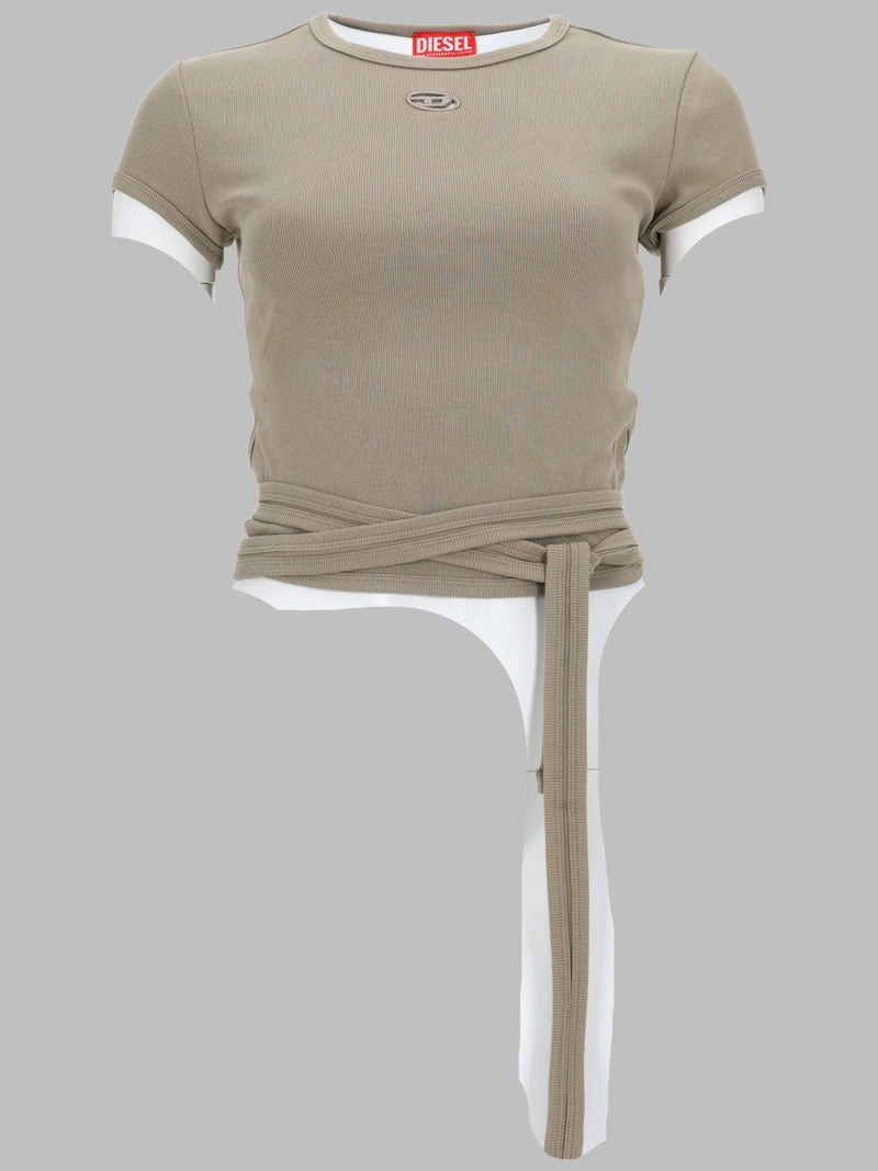 T-SHIRT A COSTINE CON LACCI
