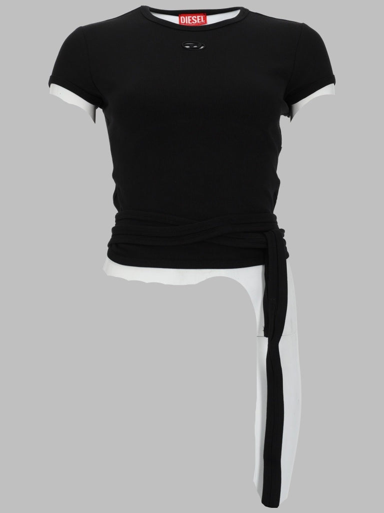 T-SHIRT A COSTINE CON LACCI