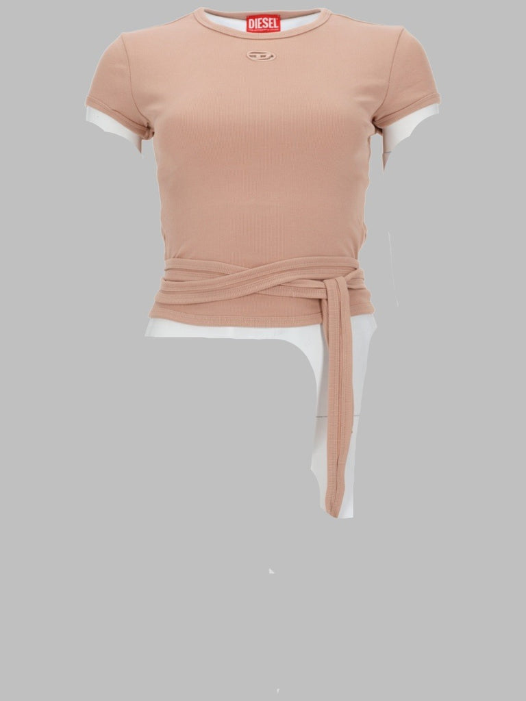 T-SHIRT A COSTINE CON LACCI