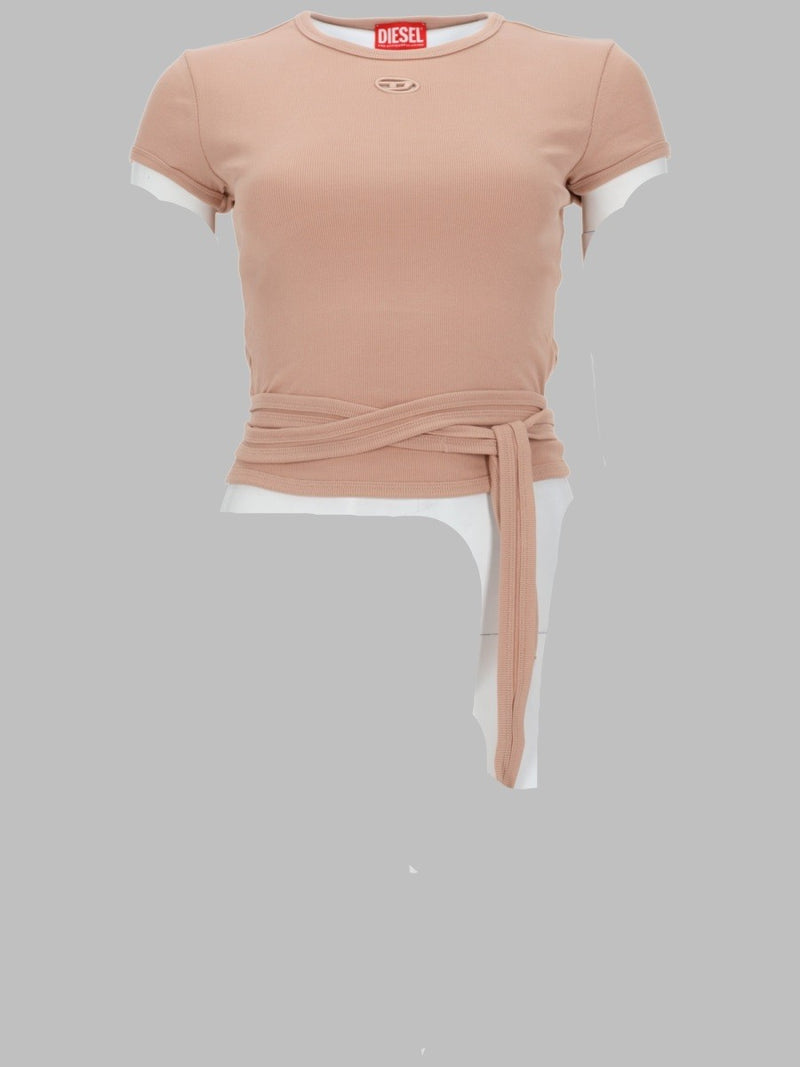 T-SHIRT A COSTINE CON LACCI