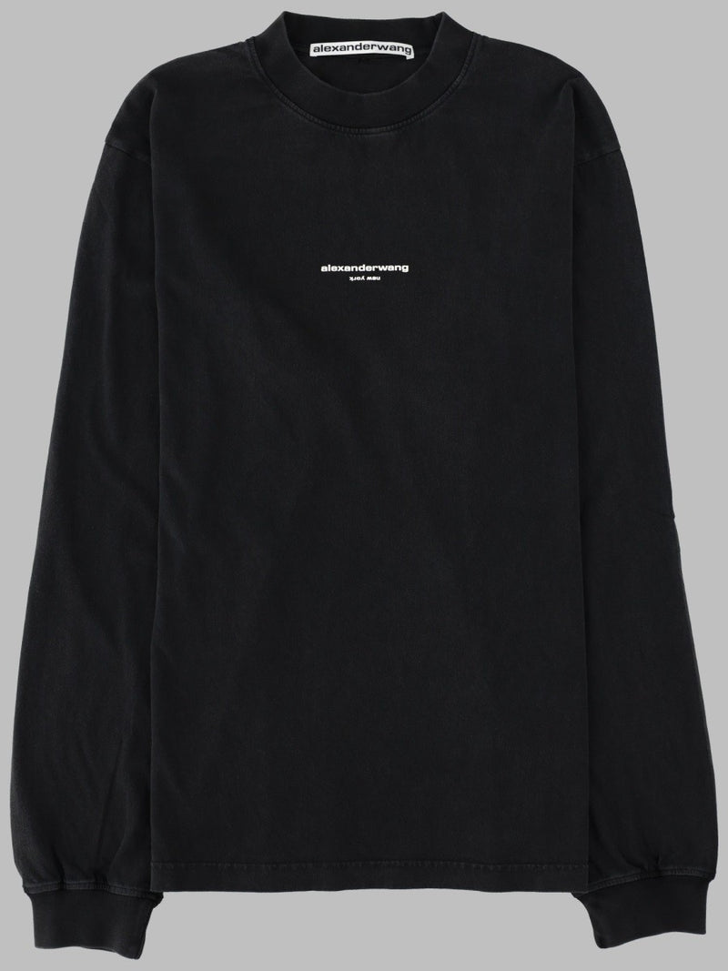 T-SHIRT A MANICA LUNGA CON LOGO