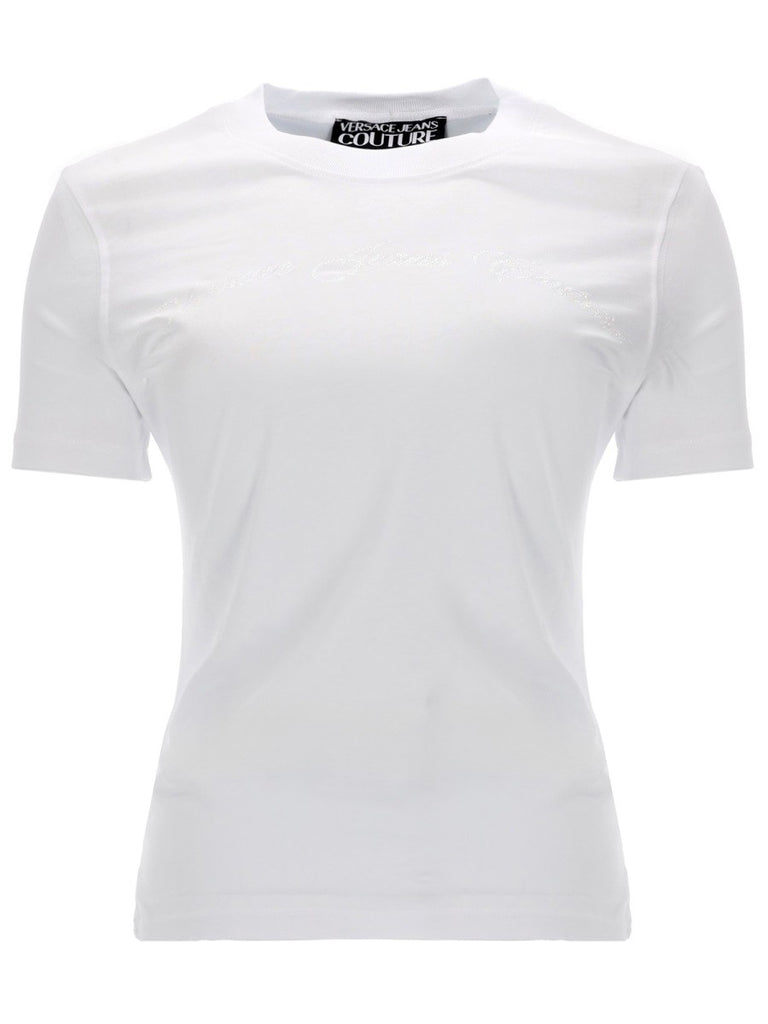 T-SHIRT CON LOGO GLITTERATO