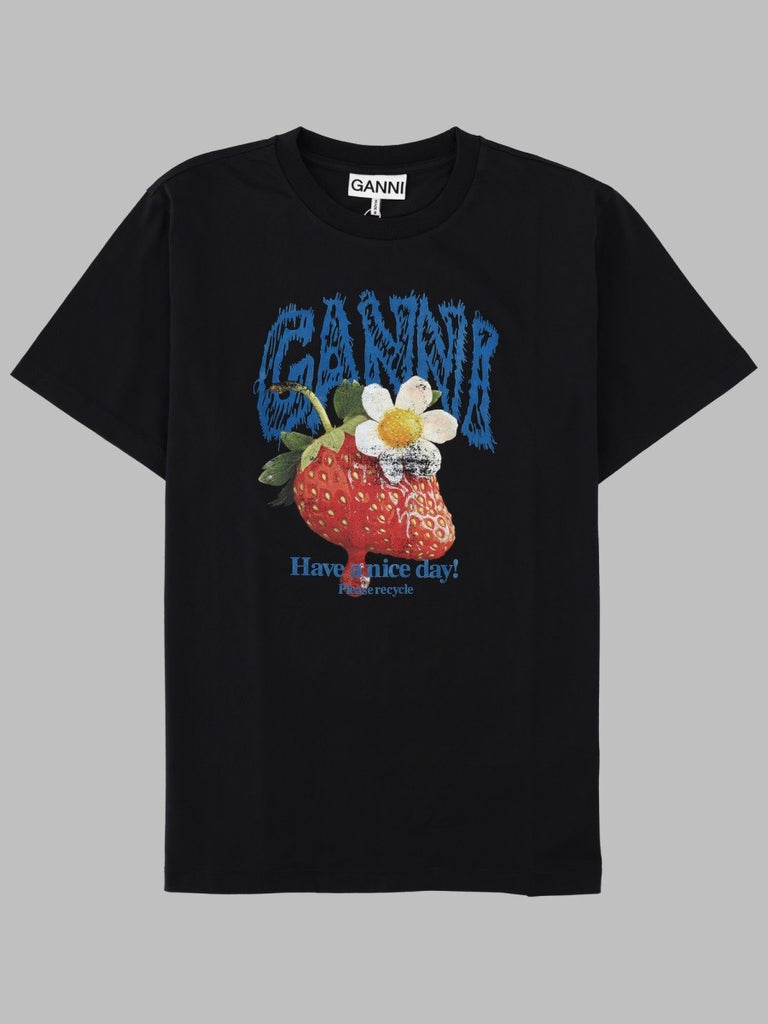 T-SHIRT CON STAMPA FRAGOLA